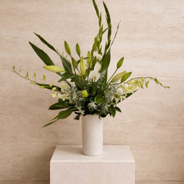 Vase Classic White/Pink