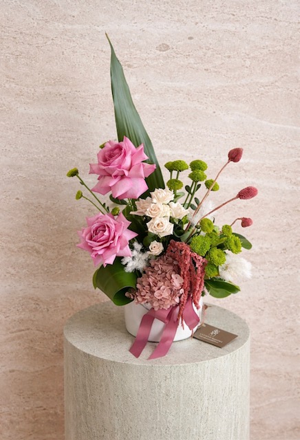 Blush and Bloom Vase Arrangement