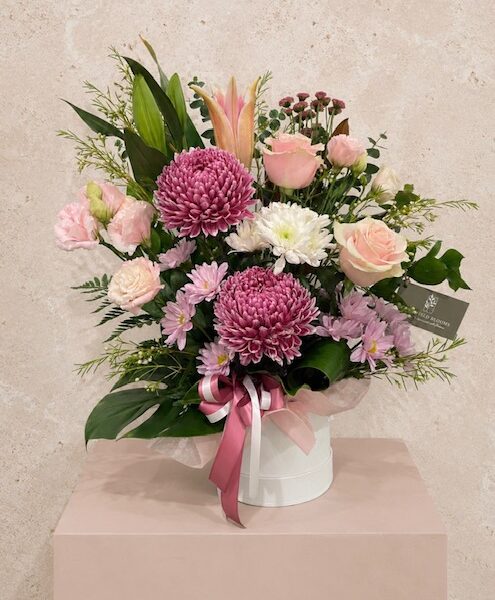 Blushing Meadow Hat Box