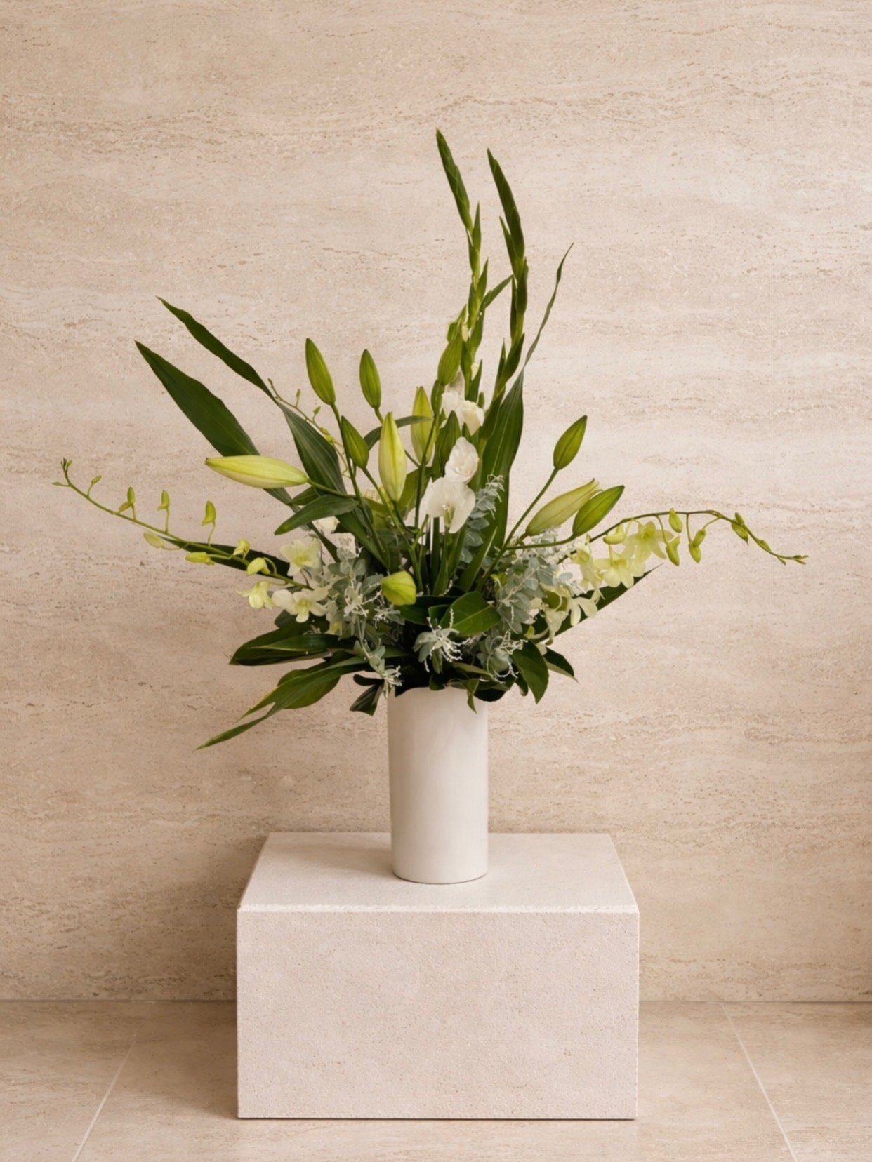Evergreen Grace Vase Arrangement