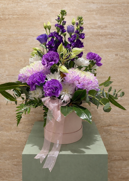 Purple Serenity Hat Box