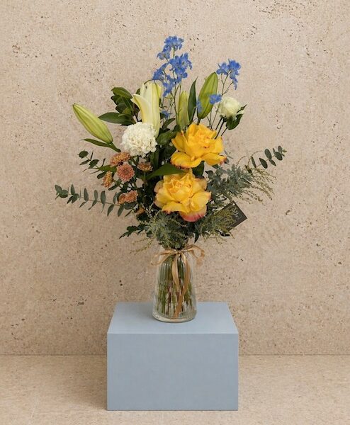 Twilight Bloom Vase Arrangement